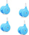 Baby Walker Replacement Wheels, Set of 4, Baby Walker Accessories, Plastic Wheels Casters, Universal Wheels (Blue)...