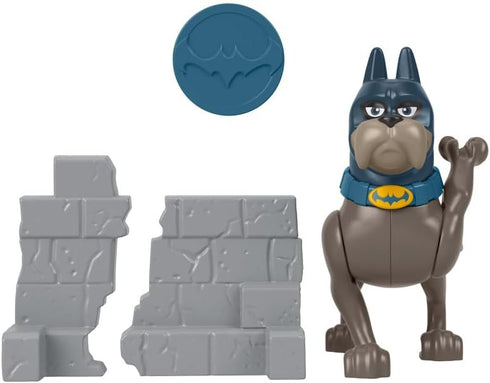 Fisher-Price DC League of Super-Pets Disk Launch Ace, figure set with dog character and accessories for preschool pretend play ages 3 years and up...