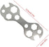 2pcs Steel Galvanized Multi-hole Bicycle Cycle Mountain Bike Wrench Portable Multi-functional Bike Repair Tool...