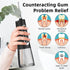 Water Flosser for Teeth Cleaner Rechargeable Oral Irrigator 4 Modes 300ML IPX7 Waterproof Powerful Battery Portable Water Dental Pick for Home Tra...