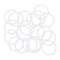 uxcell Silicone O-Rings, 17mm OD 14mm ID 1.5mm Width VMQ Seal Gasket for Compressor Valves Pipe Repair, White, Pack of 20...