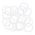 uxcell Silicone O-Rings, 17mm OD 14mm ID 1.5mm Width VMQ Seal Gasket for Compressor Valves Pipe Repair, White, Pack of 20...