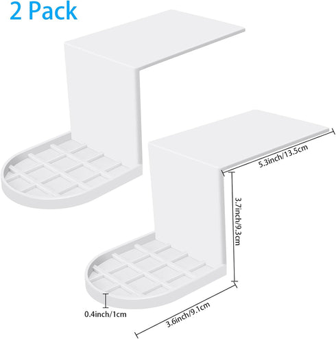 Laundry Detergent Holder 2 Pack - Detergent Cup Holder Tidy Soap Tray Dispenser Organizer Drip Fit Catcher for Fabric Softener Liquid Spigot Conta...