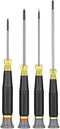 Klein Tools 85615 Mini Precision Screwdriver Set, 4-Piece Phillips and Slotted Set, Ideal for Electronics, Small Appliances, Terminal Blocks...