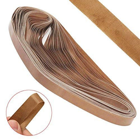 YJINGRUI 50pcs PTFE Belt for Sealing Machine Continous Band Sealer Sealing Tape (750mmx15mmx0.2mm)...