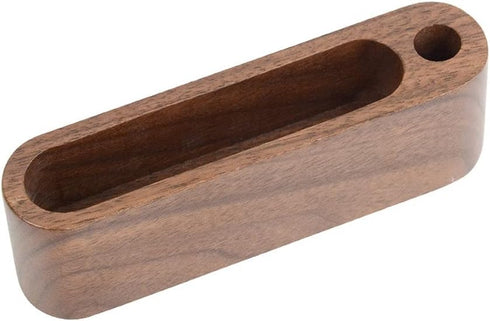 1 Piece Business Card Case Holder Business Card Holder Wooden Business Card Organizer Wooden Cards Display Stand Desk Business Card Stand with Sin...