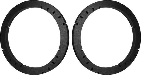 5.25" 5 1/4" Speaker Spacers Depth Extender Extending Rings - 1/2" thick - ID: 4 3/4" OD: 5 3/4" - 1 Pair - SSK525K - Stackable - Perfect For Fram...
