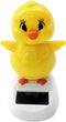 Solar Powered Dancing Chick, Solar Dancing Figurines, Solar Bobblehead Chicken, Solar-Powered Car Charm, Cartoon Bobble Head Chick Ornaments Figur...