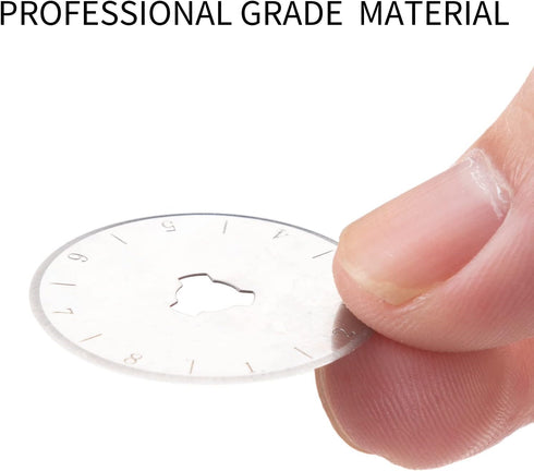 28mm Rotary Cutter Blades - 10 Pack Replacement Blades - Sharper Blades Have Better Cutting Effect, Great for Sewing, Quilting Supplies, Fabric an...
