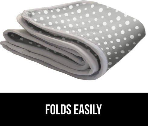 GORILLA GRIP Ironing Mat, Portable Iron Pad, Magnetic Cover and Padding for Top of Washer, Dryer, Tabletop, Countertop, Silicone Coating and Scorc...