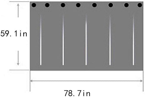 CLARA Single Sleeper Bunk Bed Curtain College Student Dorm Bed Canopy Bedding Tent Blackout Mosquito Nets Bedding Curtain Dark Blue(1 Panel, 59.1×...
