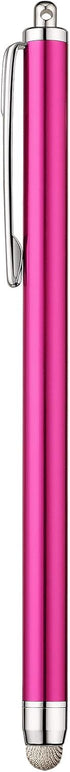 Stylus Pens for Touch Screens with Thin Fiber Tips (Pink/Purple/Aqua Blue)...
