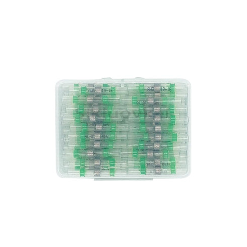 100 PCS Solder Seal Wire Connectors 18-16 Gauge 40mm Long Insulated for Electrical Wire (18-16)......