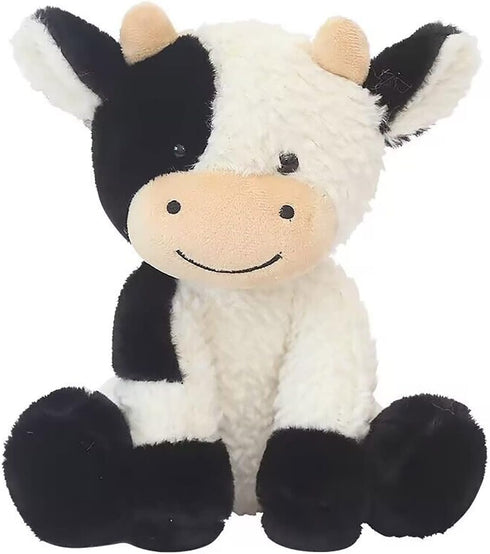 Cow Stuffed Animal Cute Cow Plush Doll Toy 9 inch Gift for Girls Boys Christmas (cow sitting)...
