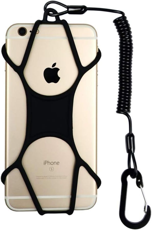 Gear Beast Universal Phone Lanyard Holder and Ring Grip, Silicone Cell Phone Lanyard Neck Strap and Phone Ring Holder...