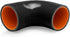 Mishimoto - MMCP-2590BK 2.5", 90 Degree Coupler, Black...