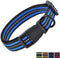 Mile High Life Reflective Dog Collar | Nylon Pet Collars wiith Buckle | Light Weight Puppy Collars | Blue Dog Collars for Small Dogs (Blue, S)...