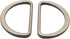 10PCS Metal D Ring 2 Inch Satin Nickel Plated Non Welded Large Size D-Rings for Buckle Straps Bags Belt (50mm)...