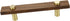 Brass Wood Cabinet Handle,Square Walnut Wood Handle,150mm/5.91" Length,96mm/3.78" Hole Distance,2pcs...
