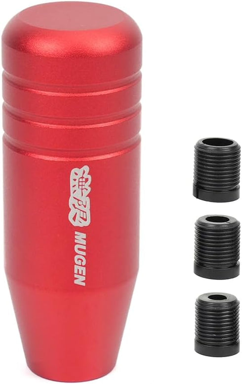 muge racing 3.5inch Aluminum Alloy Shift Knob, Heavy Duty Car Gear Lever Stick Shifter Handle fit Most Automatic Manual Vehicle Red...