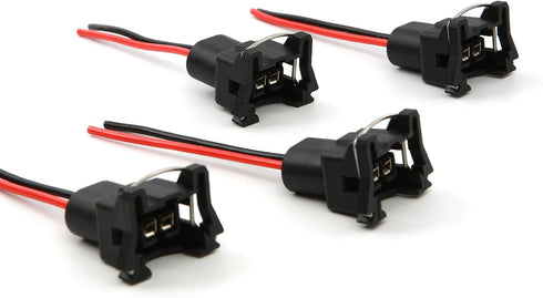 Fuel Injector Connector EV1 Type - 4 PACK Plug Clip Pigtail by Rotary13B1...
