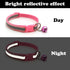 Pink Dog Collar with Bell, 2-Pack Basic & Reflective Cat Collars with Bells for XXS Xs Small Tiny Pet Dogs Female Kitten Girls Animal, Neck 7-12 i...