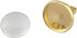 ALLinONE Blank Earring Settings Cabochon Tray with Glass Dome for DIY Jewelry Making (Gold 12mm)...