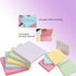 qiqinyang Non-Marking Tearable Office Sticky Notes – 12 Packs of Colorful Self-Adhesive Sticky Notes, 100 Pages Per Pack, Compact 3 * 3 Size – Ide...