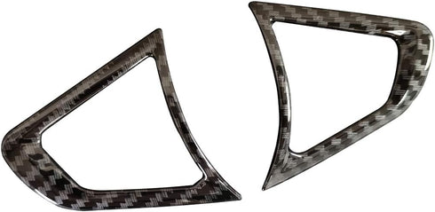 3PCS Carbon Fiber Folor Steering Wheel Cover Fit for Ford Fusion Mondeo Edge...