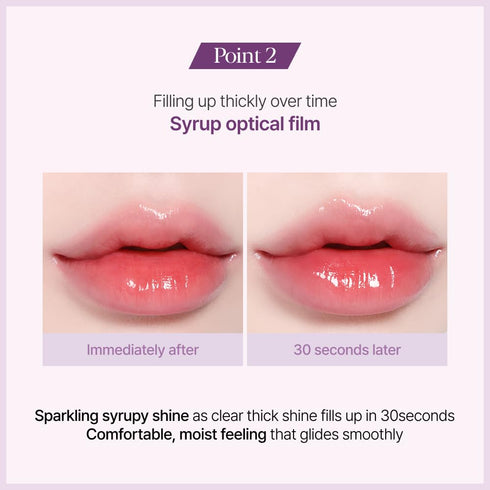 Espoir Couture Lip Tint Glaze #1 Apple Sorbet 0.19oz | Volumizes & High-Shine Lip Plumper | Long-Lasting Vibrant Color | Thickening radiance Lip S...