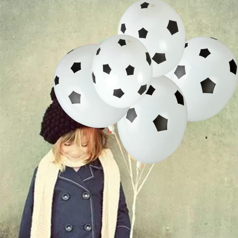 BinaryABC Soccer Latex Ballons,Football Balloon,Sports Theme Birthday Party Decorations,30Pcs...