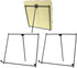 Black Metal Folding Easels Tabletop Decorative Display Stands - 7" H - Set of 3 Pcs...