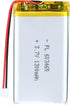 3.7V 1300mAh 603465 Lipo Battery Rechargeable Lithium Polymer ion Battery Pack with JST Connector...