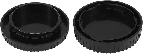 Haoge Camera Body Cap and Rear Lens Cap Cover Kit for Samsung NX Mount Camera Lens Such as NX1 NX5 NX10 NX20 NX30 NX200 NX210 NX300 NX300M NX500 N...
