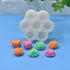 7-chamber rose/flower shape silicone Molds for DIY Cake Fondant Biscuit Cookies Sugar Pudding Chocolate Hard Candies Dessert Sugar Cupcake Decor...