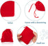 FASHEWELRY 50pcs Small Drawstring Velvet Bag 4.7x4 inch Jewelry Gift Pouches Red Party Wedding Favor for Candy Ring Dice Watch Packing Keepsakes...
