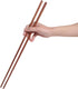 Donxote Wooden Noodles Kitchen Cooking Frying Chopsticks 16.5 Inches Brown Extra Long Set of 2 Pairs...