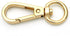 CRAFTMEMORE 10pcs Swivel Lobster Clasps Push Gate Snap Hook Bag Clips Purse Accessories FSO (Gold)...