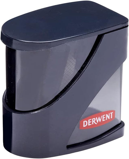 Derwent Twin Hole Pencil Sharpener, Black, 11.5mm & 8.25mm...