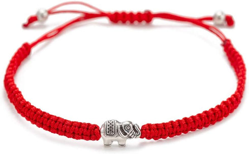 kelistom 6pcs Red String Evil Eye Charm Bracelets for Women Men Handmade Macrame Braided Kabbalah Bracelet for Protection Friendship Adjustable...
