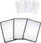 MAGDEPO 3X Magnifying Sheet 3 Pack Plastic Lightweight Page Lens + 3 Card Magnifying Lenses Suitable for Reading Small Patterns, Texts, Prints, Ne...