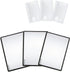 MAGDEPO 3X Magnifying Sheet 3 Pack Plastic Lightweight Page Lens + 3 Card Magnifying Lenses Suitable for Reading Small Patterns, Texts, Prints, Ne...