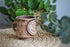 Wolf Coffee Mug wolf Handmade Pottery Clay 8.5 oz Dark Rustic Eco Friendly Cup Handcrafted ceramic tea mugs with handle Coffee lovers gift...