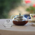 2-Pack Clear Glass Teapot Replacement Lids - Teapot Accessories with Strainer Cover for Home Kitchen Teapots and Teacups - Universal Fit...