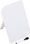 Glass Dry Erase Board with Easel and Marker for Office, Home and School Supplies, 8.25"x 5.9", White...
