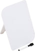 Glass Dry Erase Board with Easel and Marker for Office, Home and School Supplies, 8.25"x 5.9", White...