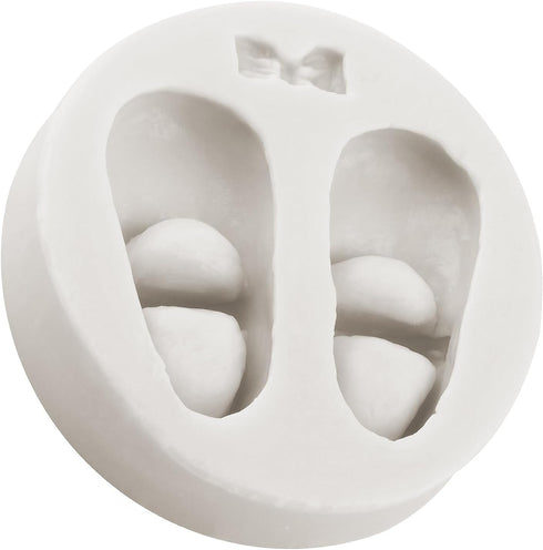 Baby Shoes Silicone Molds For Baby Shower Cake Decorating Cupcake Topper Candy Chocolate Gum Paste Polymer Clay...