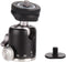 Camera Tripod Mini Ball Head Mount with Cold Shoe - Metal Professional Panoramic Ballhead 360° Pan 90° Tilt Tripod Mount Adapter with 1/4" Screw f...