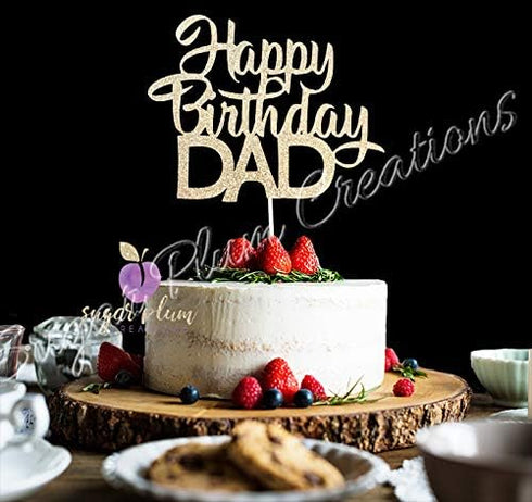 Happy Birthday DAD Cake Topper...