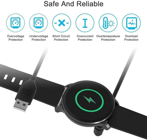 Smartwatch Charger Cable Magnetic Universal USB Charging Cable 2.84mm 2-Pin Devices......